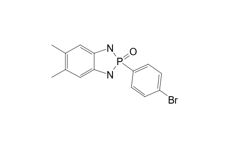 2-(4-BROMOPHENYL)-1,3-DIHYDRO-5,6-DIMETHYL-1,3,2-BENZODIAZAPHOSPHOL-2-ONE