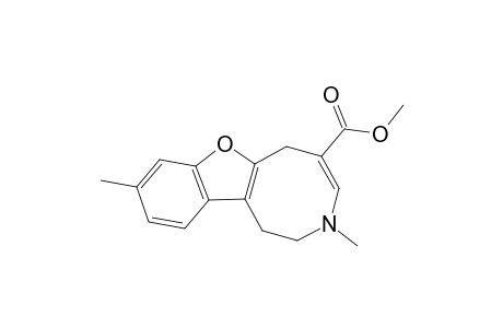 Methyl 3,9-Dimethyl-1,2,3,6-tetrahydro[1]benzofuro[3,2-d]azocine-5-carboxylate