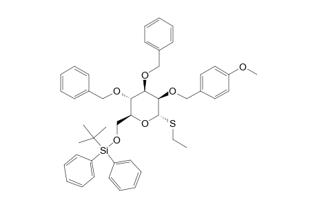ETHYL-3,4-DI-O-BENZYL-6-O-TERT.-BUTYLDIPHENYLSILYL-2-O-PARA-METHOXYBENZYL-1-THIO-ALPHA-D-MANNOPYRANOSIDE