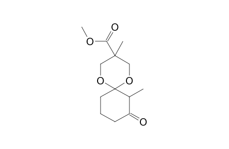3,7-Dimethyl-8-oxo-1,5-dioxa-spiro[5.5]undecane-3-carboxylic acid, methyl ester
