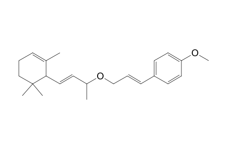 1-methoxy-4-((E)-3-((E)-4-(2,6,6-trimethylcyclohex-2-enyl)but-3-en-2-yloxy)prop-1-enyl)benzene