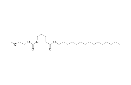 D-Proline, N-(2-methoxyethoxycarbonyl)-, pentadecyl ester