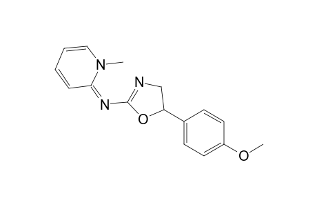 2-(1-Methyl-1,2-dihydropyridylidene)amino-5-(4-methoxyphenyl)oxazoline