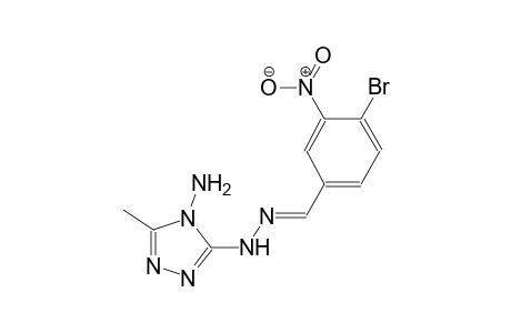 4-bromo-3-nitrobenzaldehyde (4-amino-5-methyl-4H-1,2,4-triazol-3-yl)hydrazone