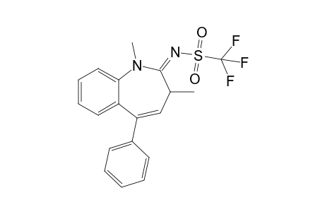 (NE)-N-(1,3-dimethyl-5-phenyl-3H-1-benzazepin-2-ylidene)-1,1,1-trifluoro-methanesulfonamide