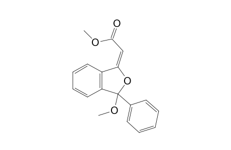(E)-3-Methoxy-1-[(methoxycarbonyl)methylene]-3-phenyl-1,3-dihydroisobenzofuran