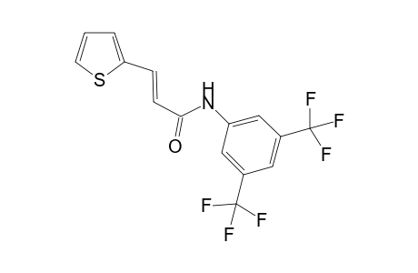 (2E)-N-[3,5-Bis(trifluoromethyl)phenyl]-3-(2-thienyl)-2-propenamide
