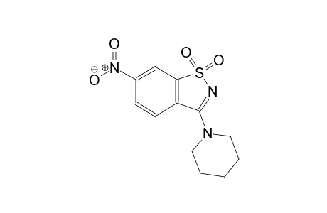 6-nitro-3-(1-piperidinyl)-1,2-benzisothiazole 1,1-dioxide