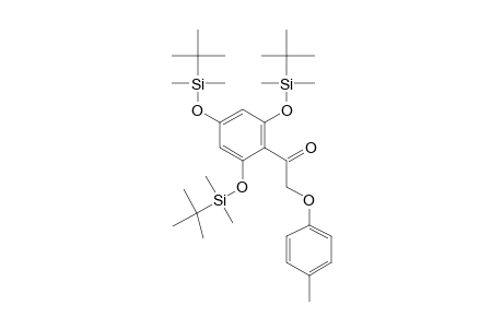 2-(4-Methylphenoxy)-1-(2,4,6-trihydroxyphenyl)ethanone tritbdms