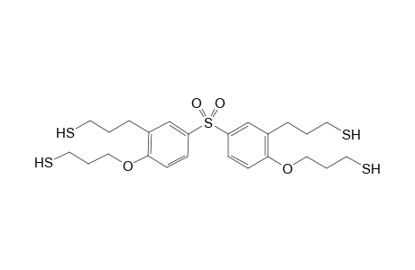 3,3'-(Sulfonylbis(2-(3-mercaptopropoxy)-5,1-phenylene))bis(propane-1-thiol)