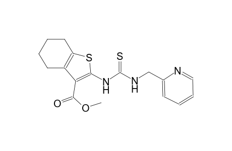methyl 2-({[(2-pyridinylmethyl)amino]carbothioyl}amino)-4,5,6,7-tetrahydro-1-benzothiophene-3-carboxylate