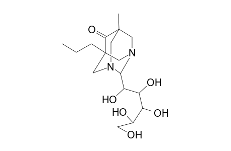 1-c-(5-methyl-6-oxo-7-propyl-1,3-diazatricyclo[3.3.1.1~3,7~]dec-2-yl)pentitol