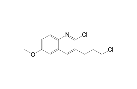 2-Chloranyl-3-(3-chloranylpropyl)-6-methoxy-quinoline