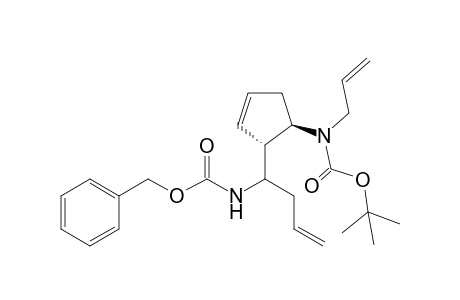 Allyl{(1R,2S)-2-[allyl(benzyloxycarbonylamino)methyl]cyclopent-3-enyl}carbamic acid tert-butyl ester