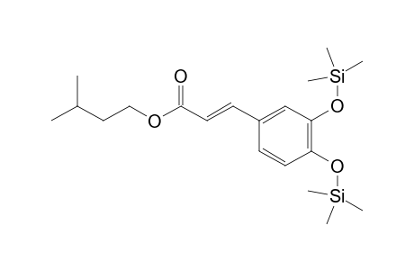 Isopentyl (E)-caffeate, di-TMS