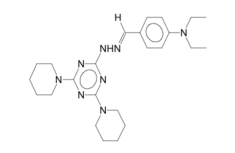 2,4-dipiperidino-6-(4-diethylaminobenzylidenehydrazino)-1,3,5-triazine