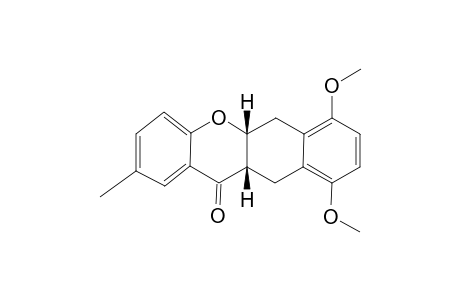 (cis)-2,5-Dimethoxy-10-methylbenzo[b]-(1,6,6a,12a-tetrahydro)xanthone