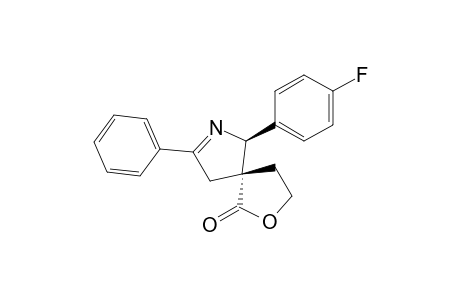 exo-(5S*,6S*)-6-(4-Fluorophenyl)-8-phenyl-2-oxa-7-azaspiro[4.4]non-7-en-1-one