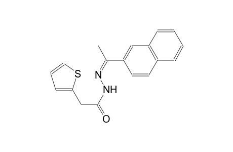 N'-[(Z)-1-(2-naphthyl)ethylidene]-2-(2-thienyl)acetohydrazide