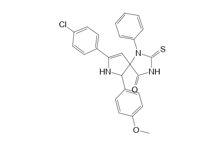 (5R,6R)/(5S,6S)-8-(4-chlorophenyl)-6-(4-methoxyphenyl)-1-phenyl-2-thioxo-1,3,7-triazaspiro[4.4]non-8-en-4-one