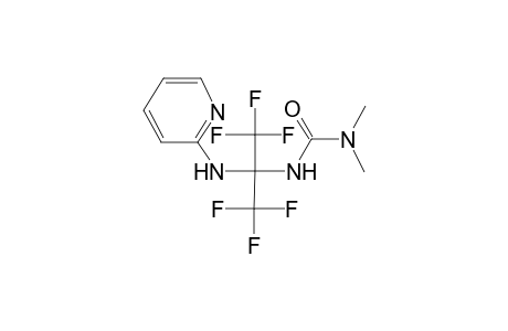 1,1-Dimethyl-3-[2,2,2-trifluoro-1-(pyridin-2-ylamino)-1-trifluoromethyl-ethyl]-urea