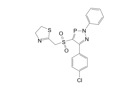 4-(4',5'-DIHYDROTHIAZOL-2'-YL-METHYLSULFONYL)-5-PARA-CHLOROPHENYL-2-PHENYL-2H-1,2,3-DIAZOPHOSPHOLE
