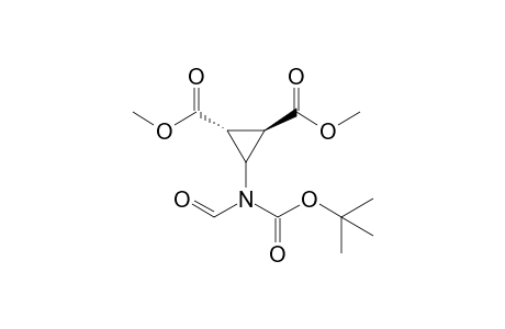 (1R,2R)-3-[formyl-[(2-methylpropan-2-yl)oxy-oxomethyl]amino]cyclopropane-1,2-dicarboxylic acid dimethyl ester