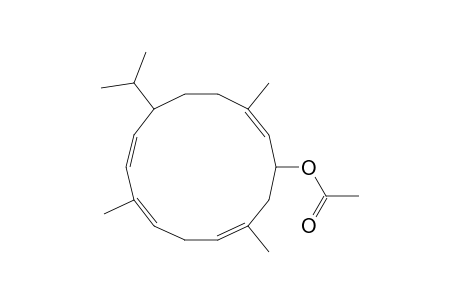 (1s,2e,4e,7e,10r,11e)-10-acetoxycembra-2,4,7,11-tetraene