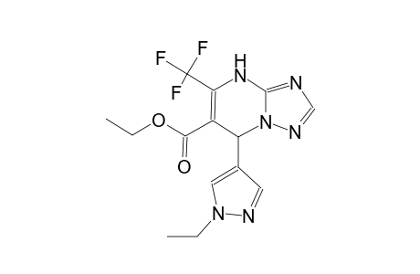 ethyl 7-(1-ethyl-1H-pyrazol-4-yl)-5-(trifluoromethyl)-4,7-dihydro[1,2,4]triazolo[1,5-a]pyrimidine-6-carboxylate