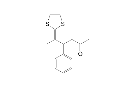 5-(1,3-Dithiolan-2-ylidene)-4-phenylhexan-2-one