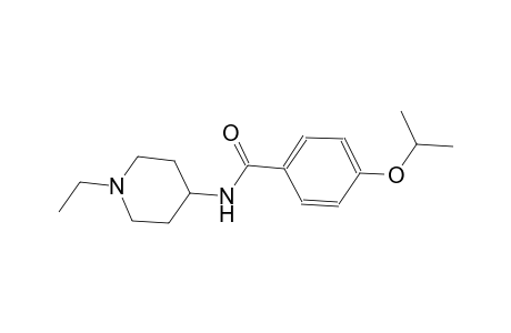 N-(1-ethyl-4-piperidinyl)-4-isopropoxybenzamide