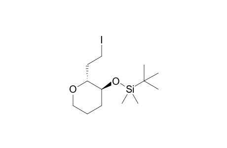 (2R,3S)-tert-Butyl-[2-(2'-iodoethyl)tetrahydropyran-3-yloxy]dimethylsilane