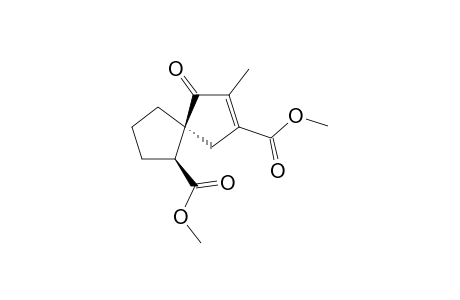 (5S,6S)-3,6-Bis(methoxycarbonyl)-2-methylspiro[4.4]non-2-en-1-one