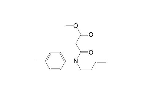 N-(3-Butenyl)-N-(4-methylphenyl).alpha.-carbomethoxyacetamide