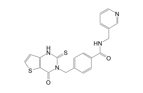 benzamide, 4-[(1,4-dihydro-4-oxo-2-thioxothieno[3,2-d]pyrimidin-3(2H)-yl)methyl]-N-(3-pyridinylmethyl)-