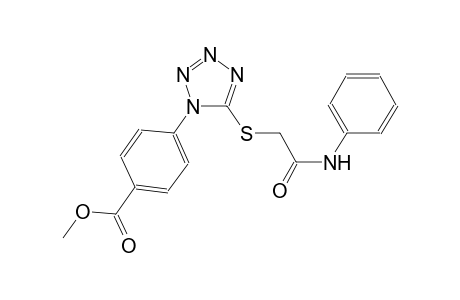 methyl 4-{5-[(2-anilino-2-oxoethyl)sulfanyl]-1H-tetraazol-1-yl}benzoate