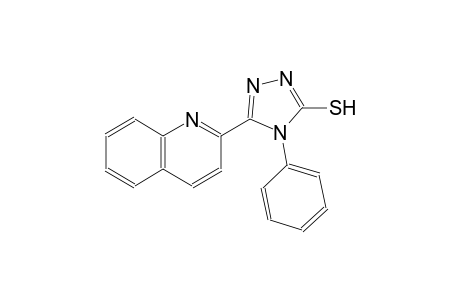 4-phenyl-5-(2-quinolinyl)-4H-1,2,4-triazole-3-thiol