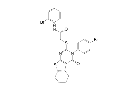 N-(2-bromophenyl)-2-{[3-(4-bromophenyl)-4-oxo-3,4,5,6,7,8-hexahydro[1]benzothieno[2,3-d]pyrimidin-2-yl]sulfanyl}acetamide