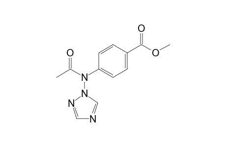 4-[N-(4-Methoxycarbonylphenyl)acetamido]-1,3,4-triazole