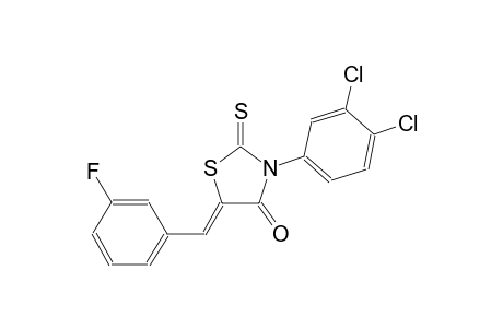 (5Z)-3-(3,4-dichlorophenyl)-5-(3-fluorobenzylidene)-2-thioxo-1,3-thiazolidin-4-one