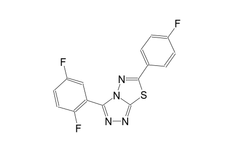 [1,2,4]triazolo[3,4-b][1,3,4]thiadiazole, 3-(2,5-difluorophenyl)-6-(4-fluorophenyl)-