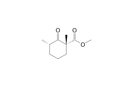 Methyl ( 6S / 6R)-2,6-dimethyl-1-oxocyclohexane-2-carboxylate