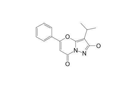 2-HYDROXY-5-PHENYL-3-(PROPAN-2-YL)-7H-PYRAZOLO-[5,1-B]-[1,3]-OXAZIN-7-ONE