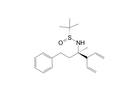 (RS,3R)-N-tert-Butylsulfinyl-3-methyl-1-phenyl-4-vinylhex-5-en-3-amine