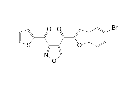 [4-(5-bromobenzofuran-2-carbonyl)isoxazol-3-yl]-(2-thienyl)methanone