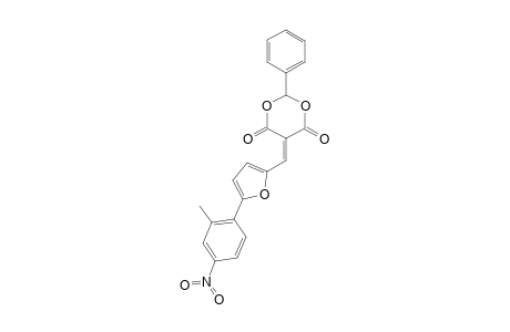 5-[5-(2-methyl-4-nitro-phenyl)-furan-2-ylmethylene]-2-phenyl-[1,3]dioxane-4,6-dione