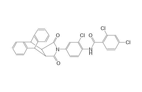 2,4-dichloro-N-(2-chloro-4-(12,14-dioxo-11,12,14,15-tetrahydro-9H-9,10-[3,4]epipyrroloanthracen-13(10H)-yl)phenyl)benzamide