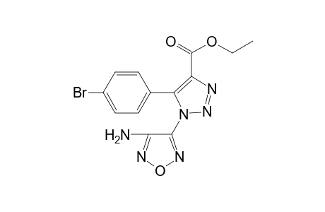 1-(4-amino-1,2,5-oxadiazol-3-yl)-5-(4-bromophenyl)-4-triazolecarboxylic acid ethyl ester