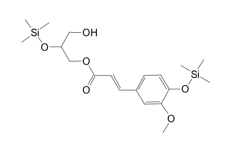 Glycerol <1-feruloyl->, di-TMS, isomer 1