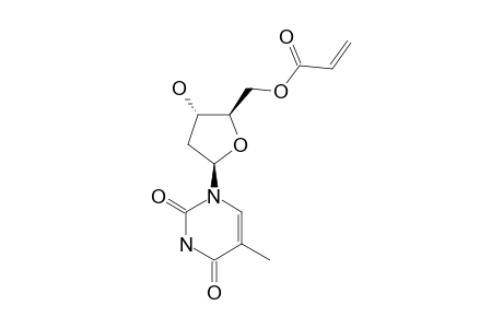 acrylic acid [(2R,3S,5R)-5-(2,4-diketo-5-methyl-pyrimidin-1-yl)-3-hydroxy-tetrahydrofuran-2-yl]methyl ester